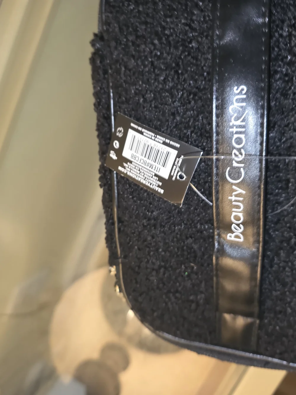 Beauty Creations Black Makeup Bag